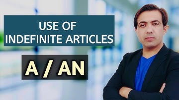 Use of Indefinite Articles | Articles A and An | Indefinite Articles A / An | By Muhammad Akram