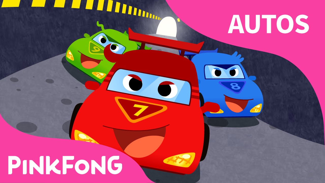 Mañana Fuera de servicio historia Autos de Carreras | Autos | PINKFONG Canciones Infantiles - YouTube