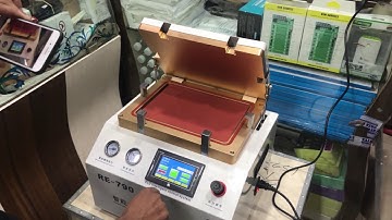 RE-790 EXCLUSIVE ALL IN ONE FULLY AUTOMATIC OCA LAMINATE & BUBBLE REMOVER MACHINE