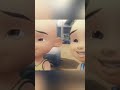 sad to see Upin Ipin finally being able to see his mother's face