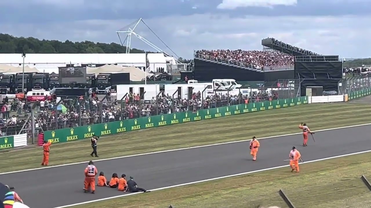 Invasão de pista GP de Silverstone 2022 - Inglaterra