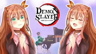 Demon Slayer OP - "Gurenge" feat. Ayunda Risu Hololive-ID (Piano Version)