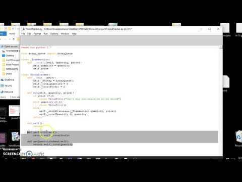 Stock Queue Tutorial