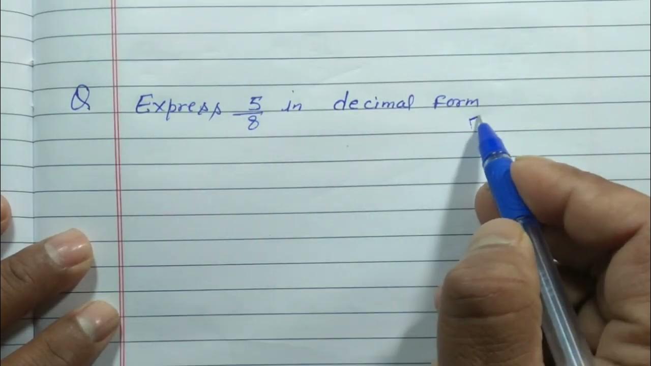 Express 21 25 in decimal form youtube