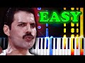 Queen - Don&#39;t Stop Me Now - EASY Piano Tutorial