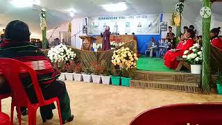 Miss Lhangkai Wangnyu Perform English Song In Kenchenshu Golden Jubilee 29Th 2021