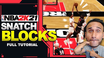 SNATCH BLOCKS Tutorial Nba 2k21 - Best Defense Badges Setup to get more blocks on NBA 2k21