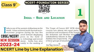 India Size and Location - Class 9 Geography Chapter 1 [Full Chapter]