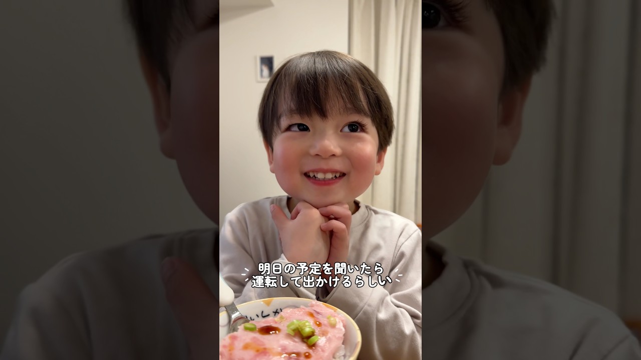 車運転して出掛けるから忙しいと言われた時の話 #4歳