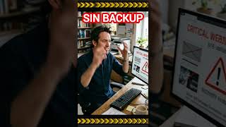 No tener backup te puede destruir la web #WordPress #BackupWordPress #SoporteWeb #Shorts