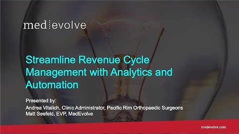 Streamline Revenue Cycle Management with Analytics and Automation by Andrea Vitalich