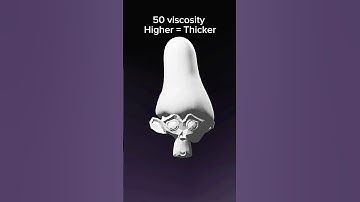 Satisfying viscosity liquid blender animation.. #blender #animation #shorts