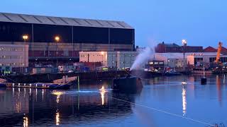 Fourth astute class submarine completes first dive at BAE Systems Barrow-in-Furness