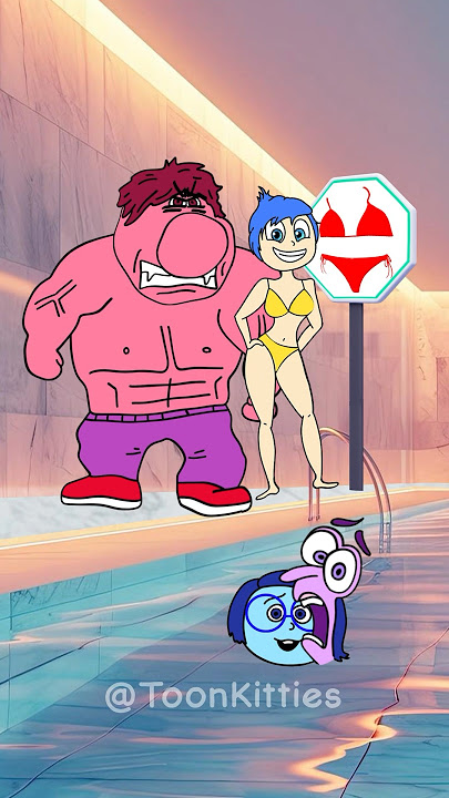 Help Embarrassment get into the swimming pool with Sadness | Inside Out 2
