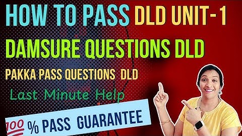 Digital Logic Design Most Important Questions R23 || How to Pass DLD R23 ||#DLD
