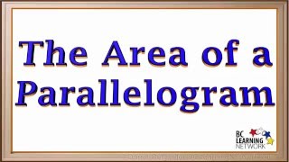 WCLN - Area of a parallelogram Wealth