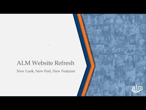 ALM Website Refresh