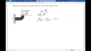 Statics Vectors Problem 4