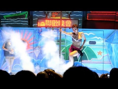 Taiwan showgirls strip for the dead