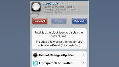 Live Clock for iPhone/iPod