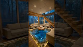 Canyon River Epoxy Floor Build #EpoxyFloor #LuxuryHomeDesign #InteriorInspo #ModernArchitecture