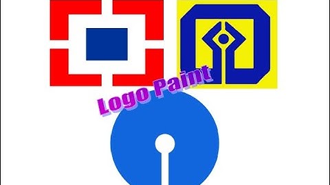 How to draw SBI, UCO and HDFC Logo in paint application