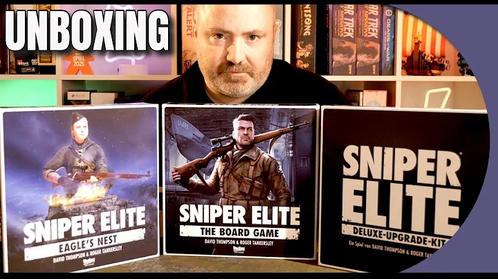 Sniper Elite The Board Game, Eagle's Nest expansion & Deluxe Upgrade Kit!