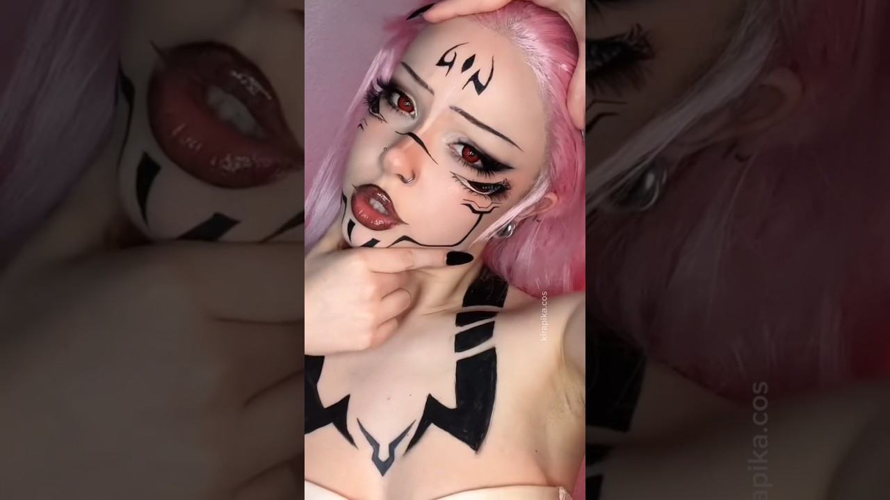 Sukuna ! #anime #animecosplay #cosplay #makeup #manga #jjk #jujutsukaisen #sukuna