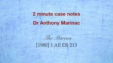 The Mareva (Freezing orders)