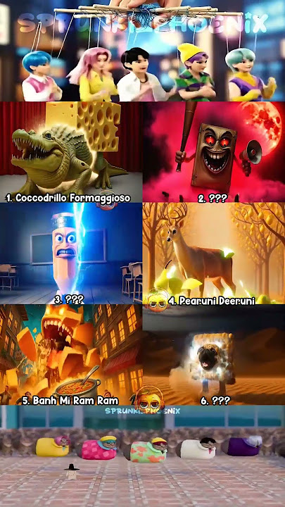 TANG TANG TANG KLENTANG x PAKRAHMAT MAMAT | BUT WHAT ARE THEIR NAMES?🍐🧀🍊 #sprunkiphoenix