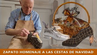 Originales zapatos del zapatero artesano Jesus Chimeno con forma de lata de anchoas y pata de jamón