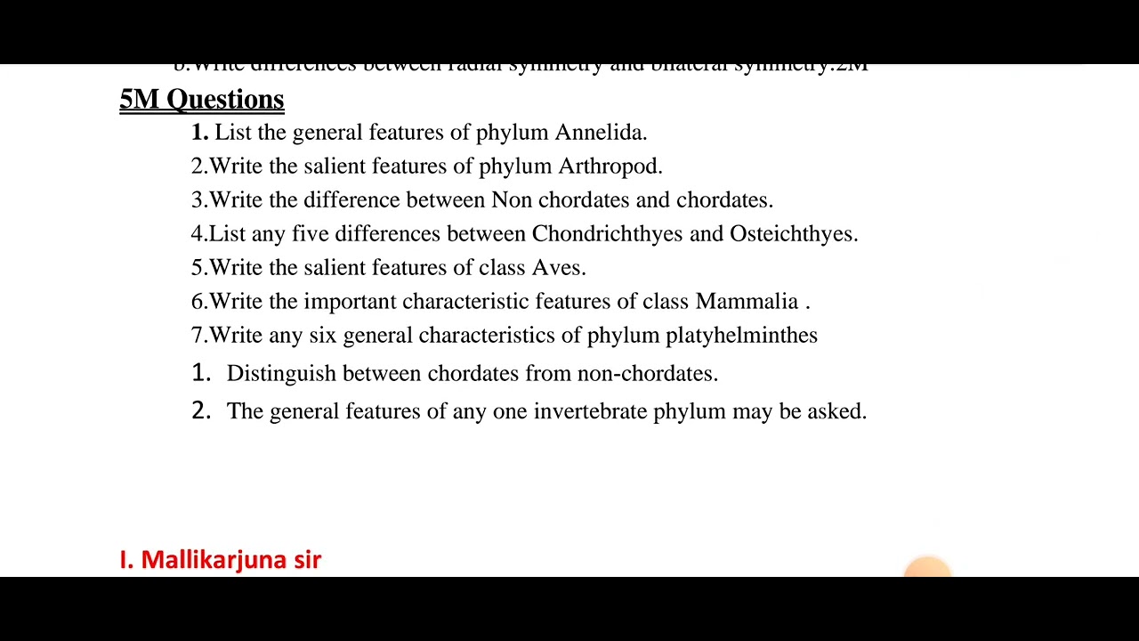 PUC I Year BIOLOGY Chapterwise Imp Fix Questions Mid Term 2023 puc-i-year-biology-chapterwise-imp-fix-questions-mid-term-2023