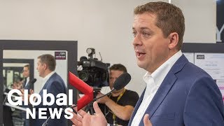 Canada Election: Andrew Scheer delivers remarks in Etobicoke, ON