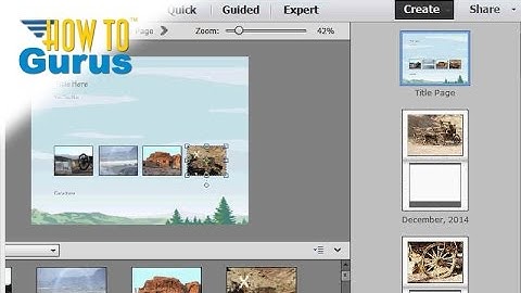 How to Make a Photo Calendar in Adobe Photoshop Elements 15 14 13 12 11 Tutorial
