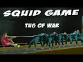 meme Squid game -Tug of war scene
