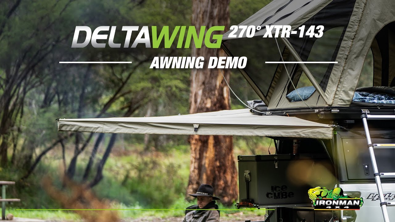 DeltaWing XTR143 270 Degree Freestanding Awning Ironman 4x4