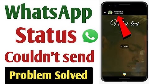 Whatsapp status couldn