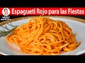 ESPAGUETI ROJO PARA LAS FIESTAS | Vicky Receta Facil