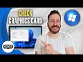 How To Check Graphics Card On Windows 11