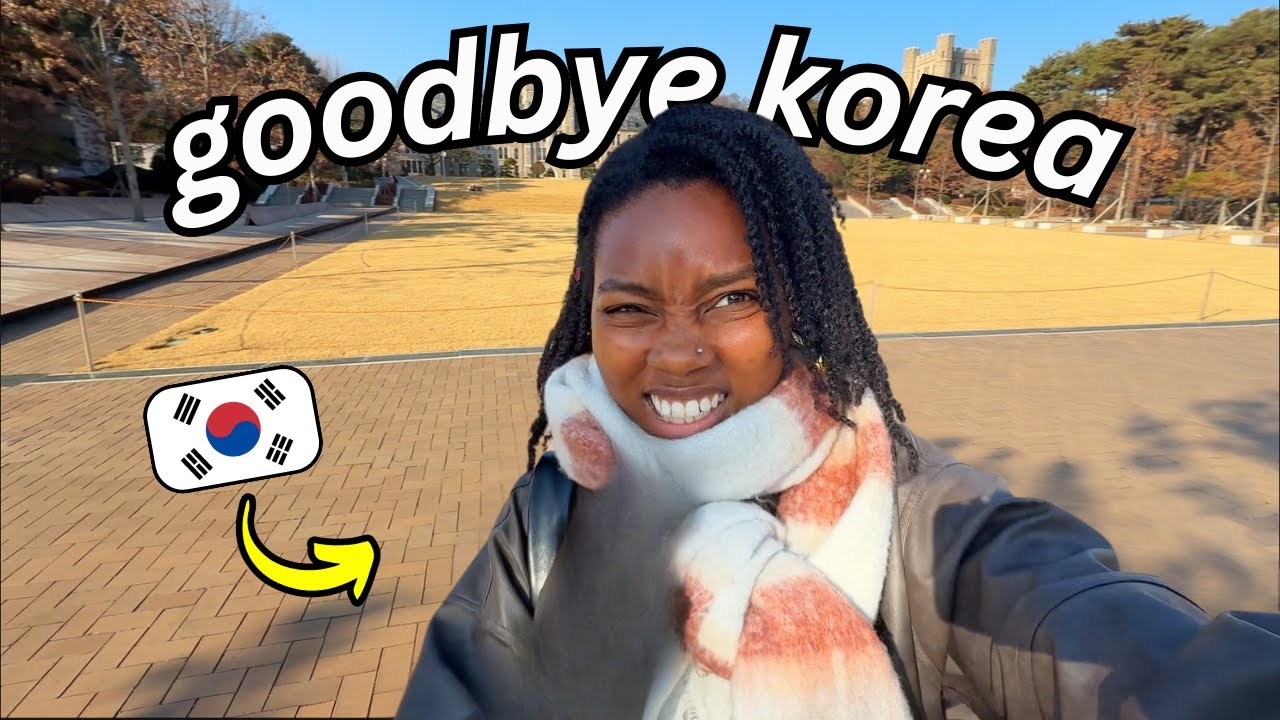 Мои последние 48 часов в Корее... я уезжаю 🇰🇷 | прощаюсь, лечу в США, Рождество