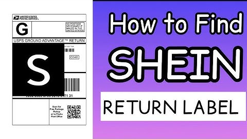 HOW TO FIND AND PRINT SHEIN RETURN LABEL! 3 EASY WAYS (Tutorial)