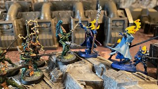 Grimdark Future: Firefight Battle Report (Dark Elf Raiders Vs High Elf Fleet 275 points) S1E11