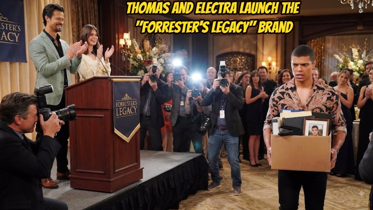 Thomas and Electra launch the "Forrester's Legacy" brand; Zende leaves Forrester B&B Spoilers