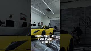 I don't care if it takes 5 days, 5 weeks, or 5 years. I will make it.