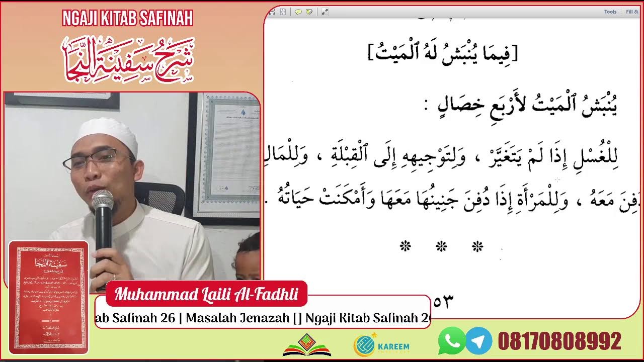 Ngaji Kitab Safinah 26 | Masalah Jenazah