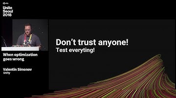 When optimization goes wrong