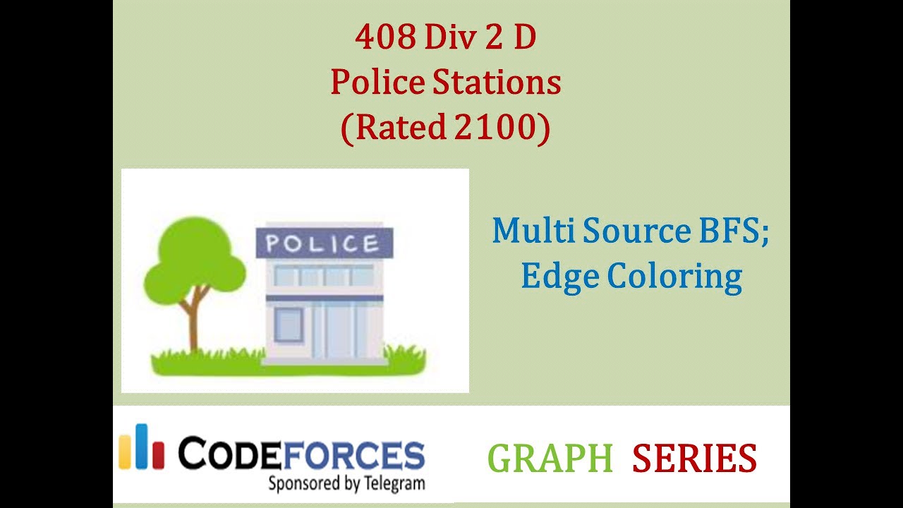 Codeforces Graph Series Police Stations (rated 2100) Multisource BFS