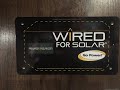 Heartland Wired for Solar (locate) + Panel and Controller