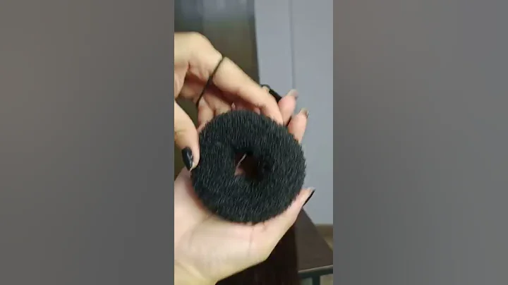 😍😍Super Quick Donut Bun Using a Hair Donut #DonutBun #HairTools #YTshort