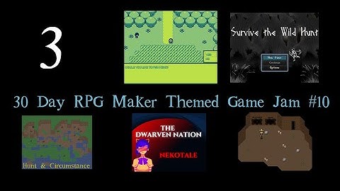 RPG Maker Game Jam #10 Showcase: Survive the Wild Hunt
